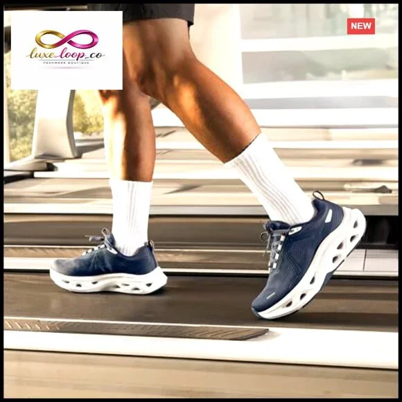Men's Athletic Walking Shoes Non-Slip Breathable Mesh Gym Sneakers